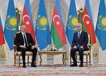 Мемлекет басшысы Әзербайжан Президентімен келіссөз жүргізді