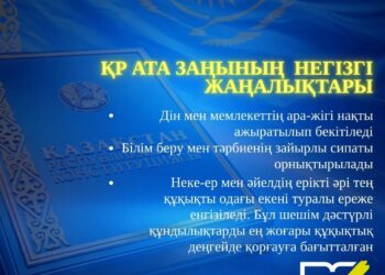 ҚР АТА ЗАҢЫНЫҢ НЕГІЗГІ ЖАҢАЛЫҚТАРЫ