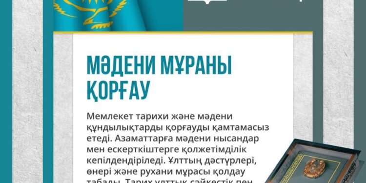 МӘДЕНИ МҰРАНЫ ҚОРҒАУ
